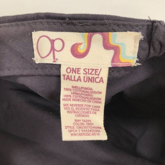 Vintage Y2K OP Gray Retro Indie Gorpcore Urban Military Style Unisex Cap / OS - Picture 7 of 7